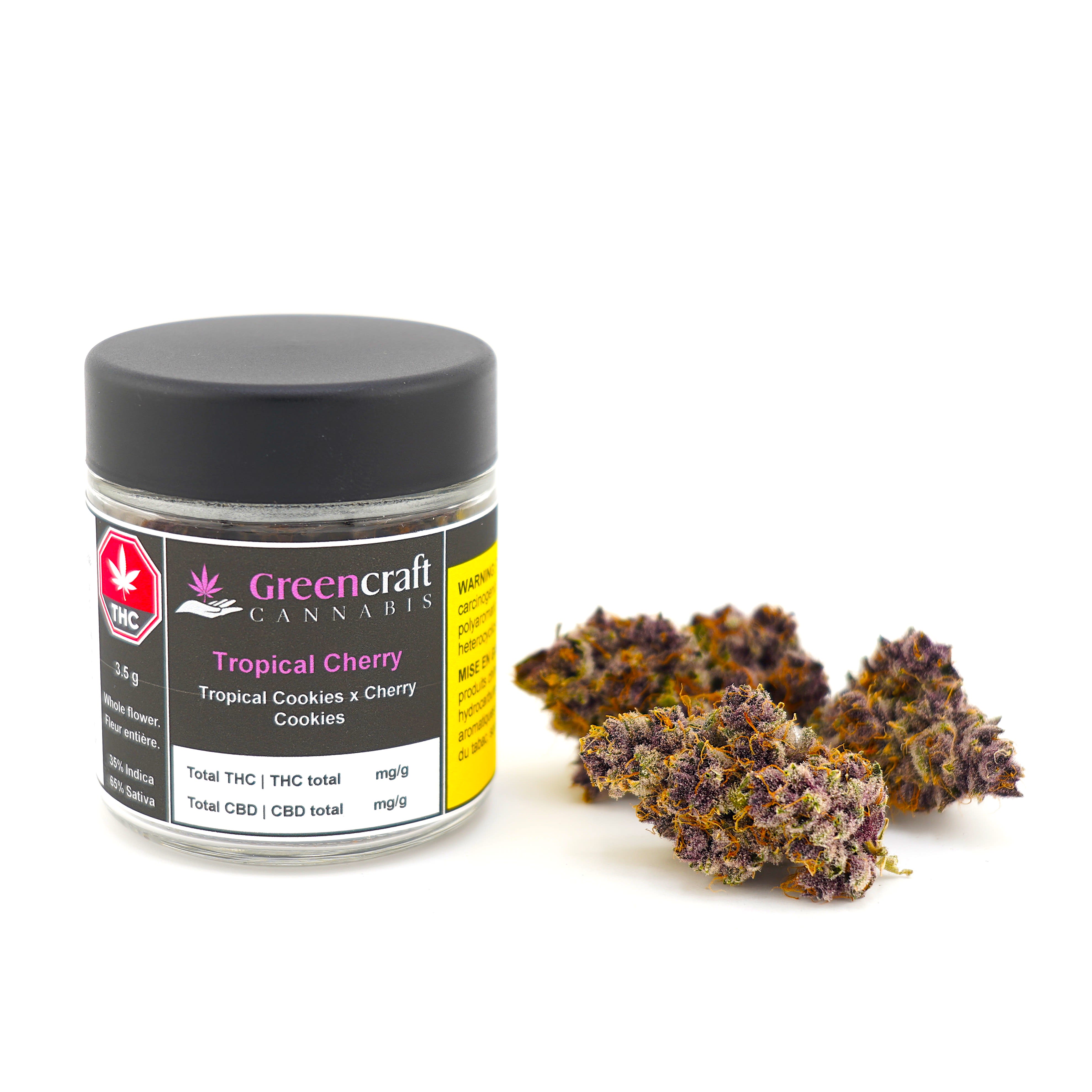 GreenCraft Tropical Cherry 3.5g Flower