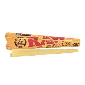 Raw - Classic King Size Pre-Rolled Cones (3 Pack)