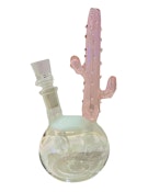 8" Cactus Design Bong - Pink