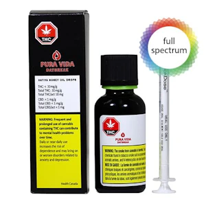 Pura Vida - Pura Vida - SATIVA HONEY OIL DROPS - Daybreak