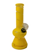 6" Glass Water Pipe | Yellow