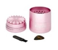 Ongrok | Flower Petal Toothless Grinder with Storage | Rose Gold