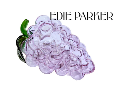 EDIE PARKER - GLASS FRUIT PIPE | PURPLE GRAPES