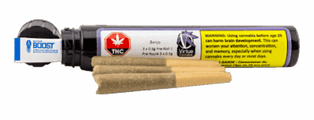 Virtue Banjo 3 x 0.5g Pre-Rolls