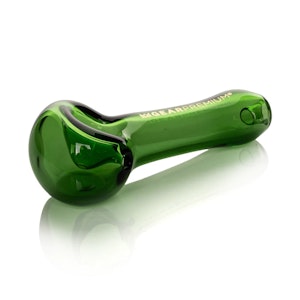 Gear Premium - ACC - Gear Premium - Green Hand Pipe w Ash Catcher Mouthpiece - 3.75"