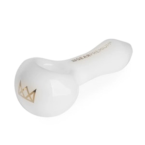 Gear Premium - 3.75" HAND PIPE W/ ASHCATCHER MOUTHPIECE WHITE