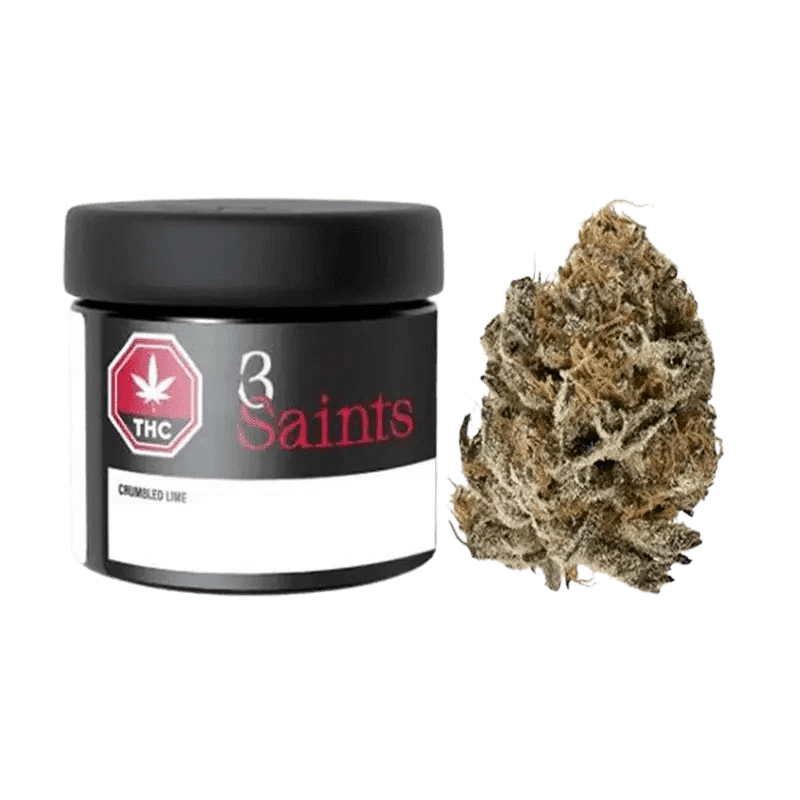 3Saints - Crumbled Lime 3.5g Dried Flower