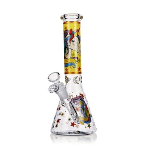 Arsenal - 10" Arsenal Mystic Unicorn Beaker Bong - Design 2