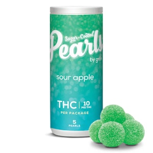 Pearls by grön - Sour Apple THC 5 Pack Soft Chews - Pearls
