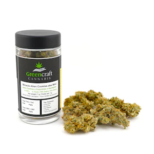 Greencraft Cannabis - 7g Mac - Miracle Alien Cookies - Indica 7g *Grown In Dauphin