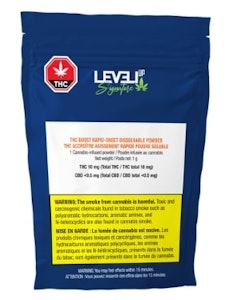 Level Up Signature - THC Boost Rapid Dissolvable 10mg THC 1x1g Powder