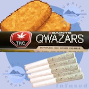 QWAZARS SOLVENTLESS HASH - 3SAINTS - 5 X 0.5G