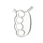 Glass Knuckle Bubbler