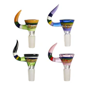 Multi-Coloured Bowl w/ Horn Handle