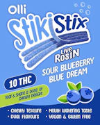 Live Rosin Sour Blueberry Blue Dream 1 Pack Soft Chews
