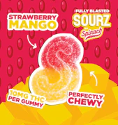 Fully Blasted Strawberry Mango Gummy- SOURZ by Spinach