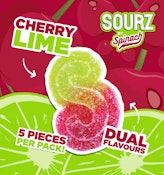 SOURZ by Spinach - Cherry Lime 5 Pack Soft Chews
