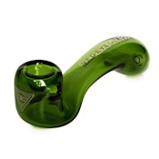 Red Eye Glass - 5" Green Sherlock Pipe
