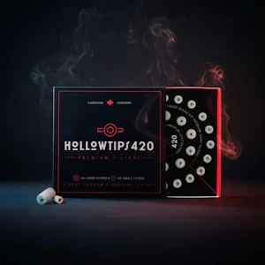 OneWholesale - HOLLOWTIPS420 - Tar-Reducing Filter Tips - 30ct