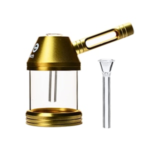 Cheech - 5" Cheech Metal Oil Can Bubbler (Gold)