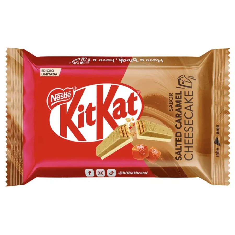 Kit Kat Salted Caramel Cheesecake 41.5g (Brazil)