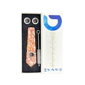 DREAM NATURAL GEMSTONE SMOKING PIPE SET RED NETWORK JASPER