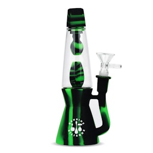 West Coast Gifts - 8.25" Lava Lamp Bubbler w/Glass Pull-Out-LIT Silicone