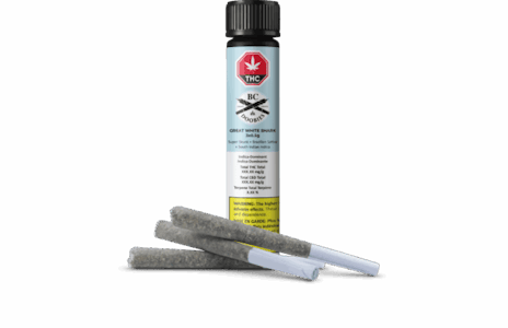 BC Doobies - 3 x 0.5g Great White Shark Pre-Rolls