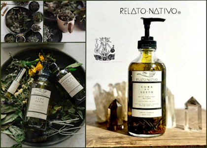 RELATO NATIVO - CURA DE SUSTO: THERAPEUTIC MASSAGE OIL | 220 ml