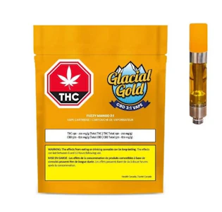 Glacial Gold - CBD 3:1 FUZZY MANGO CART - 1g