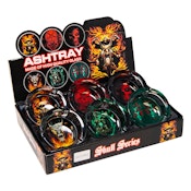 Skull Series Glass Ashtray