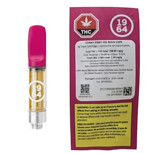 1964 - Stinky Pinky FSE Resin 510 Thread Cartridge 1g 510 Thread Cartridges