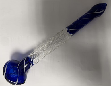 Nice Glass - 10" Deluxe Pipe - Blue & Green