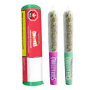 Rizzlers Bubba Bomb + Rainbow Booty Twisters 2 x 0.5g Infused Pre-Rolls