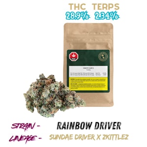 Woody Nelson - Country Club 7g Dried Flower (RAINBOW DRIVER)