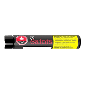 3Saints - 3Saints - Kush Cks 1 x 0.6g Hash Infused Pre-Roll - Indica