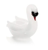 Red Eye Glass - 3" Swan Hand Pipe