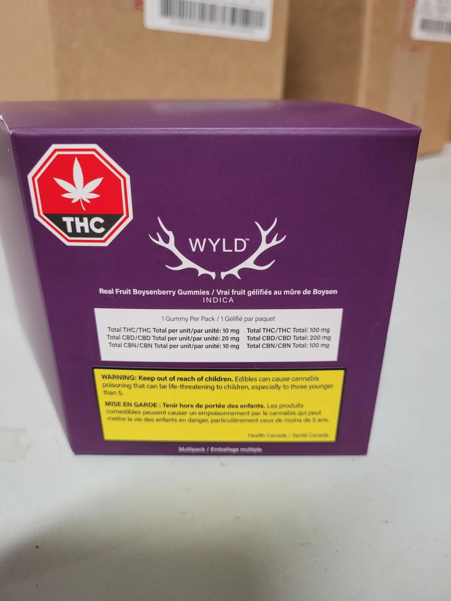 WYLD - 10 x 10mg THC 20mg CBD 10mg CBN Main Image