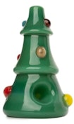 Red Eye Glass "5 Christmas Tree Hand Pipe