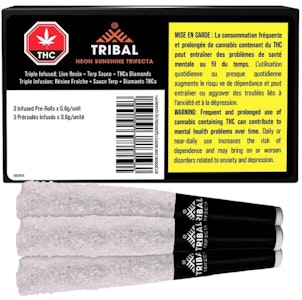 Tribal - TRIBAL - Neon Sunshine Trifecta 3 x 0.6g Infused Pre-Rolls