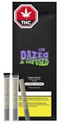 DAZED & INFUSED - Diesel Orchid 3 x 0.5g Live Resin & Diamond Infused Pre-Rolls