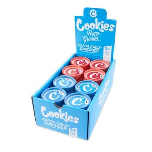 Santa Cruz Grinder - Grinder Santa Cruz Shredder x Cookies 2pc Medium Hemp Grinders