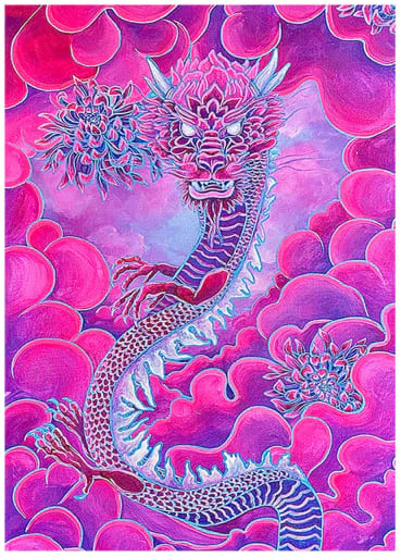 FivePoint  - Slim Doobie Case - Rylee Ann - 'Pretty in Pink" Main Image