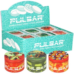Pulsar - 4pc Aluminum 2.5" Grinder