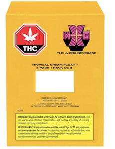 XMG+ - Tropical Cream Float 4x355ml Beverages