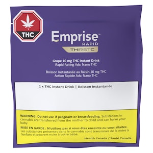 Emprise Rapid THirstC - Emprise Rapid THirstC - Grape 10 THC Instant Drink 1 Pack (Blend)