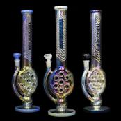 18" Trippy Swiss Perc Bong - Assorted