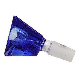 Karma Glass - 14MM TRIANGLE PULL-OUT BLUE