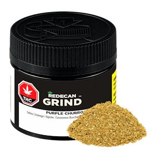 Redecan Grind - Redecan - Purple Churro Grind 7g Milled Flower
