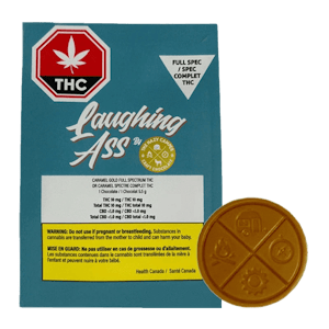 Laughing Ass - Laughing Ass Caramel Gold Full Spectrum THC (Full Spectrum Oil) 5.5g Caramel Gold Chocolate